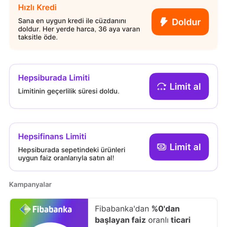 Hepsiburada Bakiye Ve Limit Sorunu