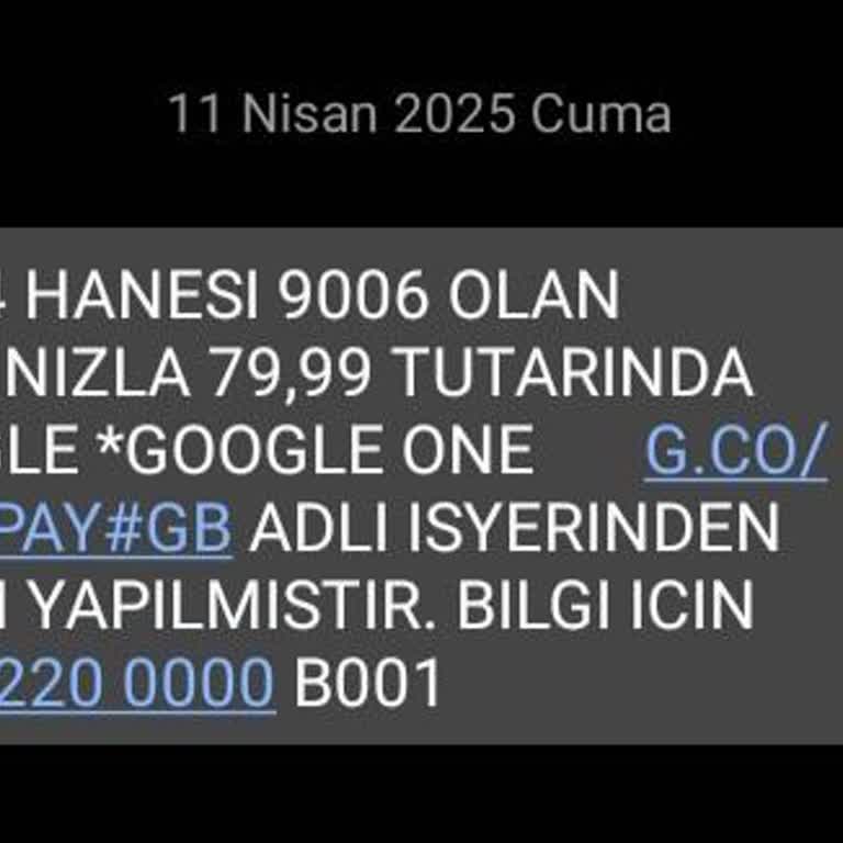 İzinsiz Google One Ücreti Şoku