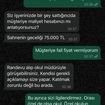 Okul Etkinliklerinde Yüksek Ücretler Ve İlgisiz Tavırlar