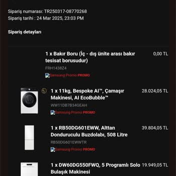 Samsung Siparişim İptal Edildi: Çözüm Bekliyorum!