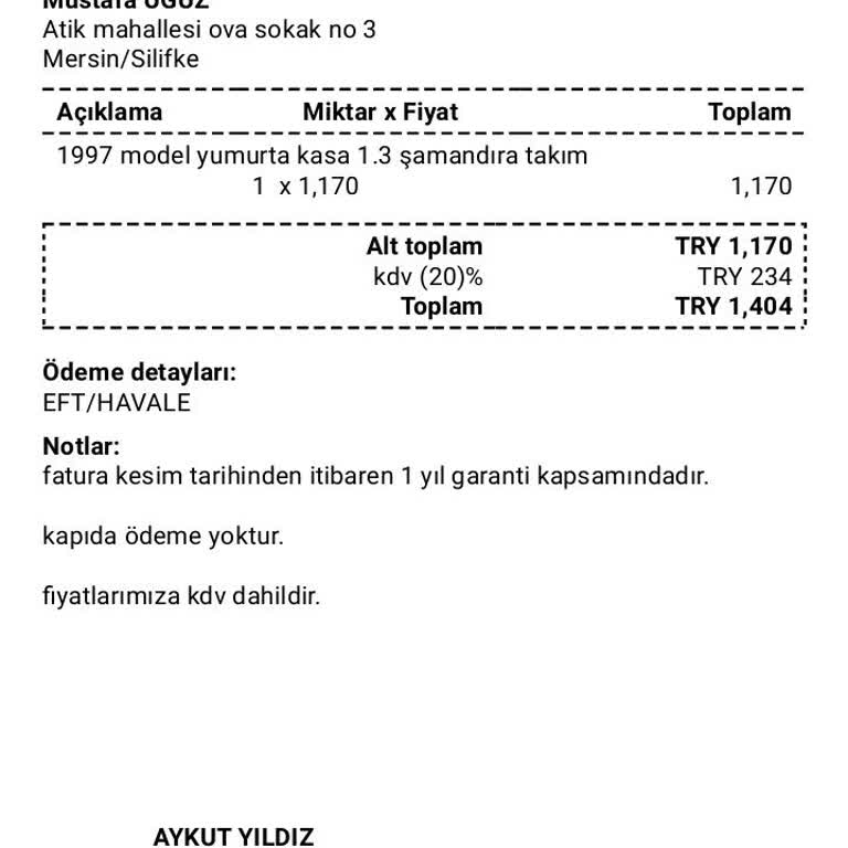 Yanıltıcı Oto Parça Siparişi Ve İletişim Sorunu