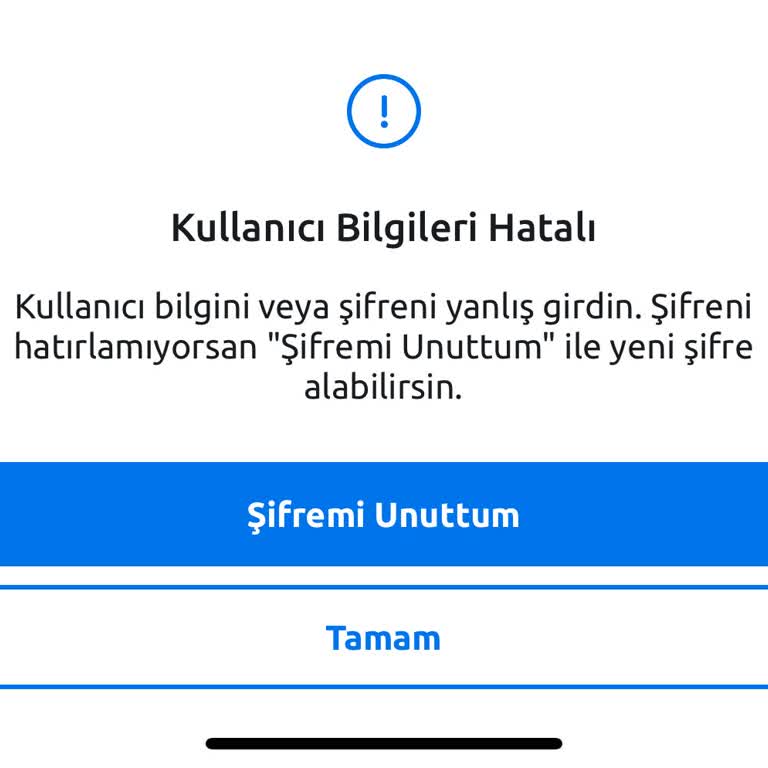 Şifre Doğru Ama Hesabım Bloke Edildi