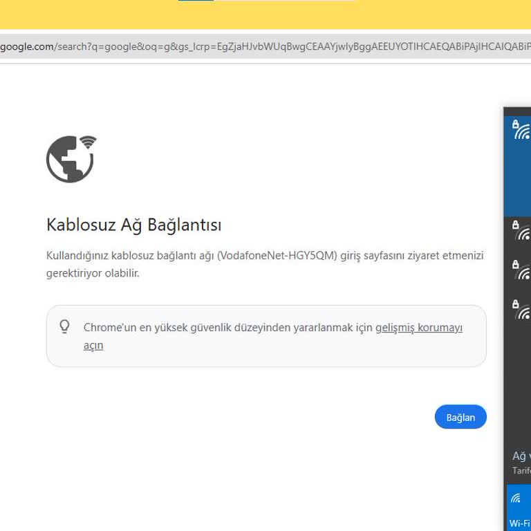 Vodafone Net Bağlantı Sorunu Ve İletişimsizlik