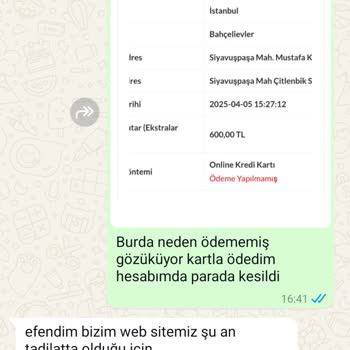 İade Edilmeyen Para Ve Teslim Edilmeyen Ürün