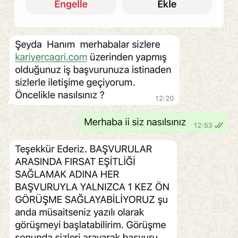 Kariyer Çağrı'da Şüpheli İşlemler: Kimlik Bilgilerim Tehlikede!