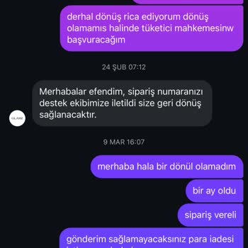 Glamz Türkiye Sipariş Gecikmesi Ve İletişim Sorunları