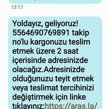Aras Kargo'nun Teslimat Sözü Ve Hayal Kırıklığı