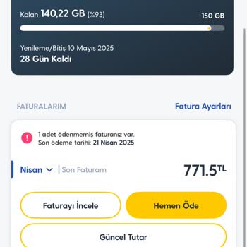 Hatalı Fatura: Aynı Hat Farklı Fiyat