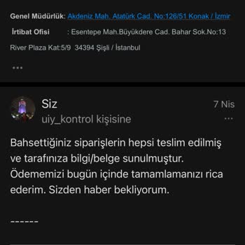 Siparişler Teslim Edildi Ama Bakiye Bloke, İletişim Yok