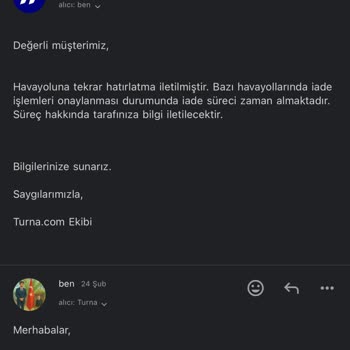 Uçak İptali Sonrası İade Sorunu