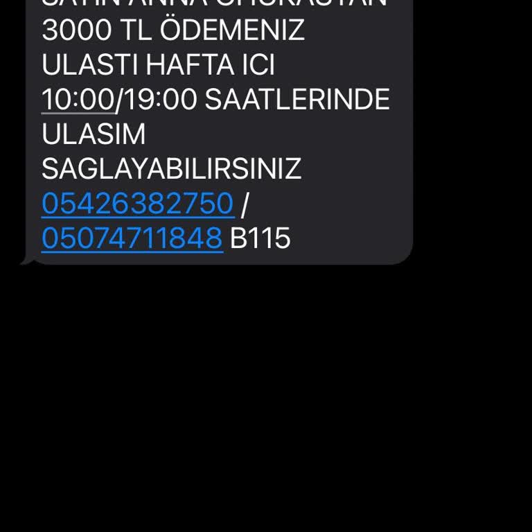 Yanıltıcı Çağrı Ve Para Transferi Talebi