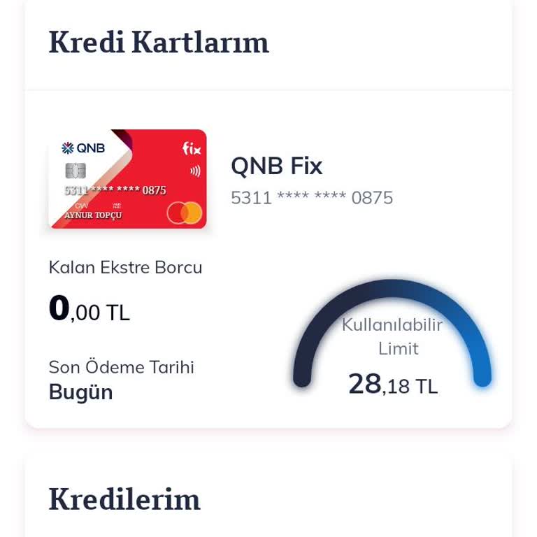 Kredi Kartı Limit Sorunu Ve Mağduriyet