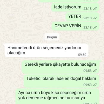 İade Kabul Etmeyen Satıcı Ve Yanıltıcı Ürün Deneyimi