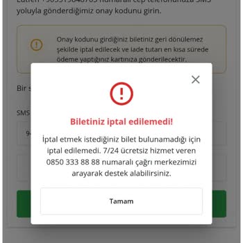 Bilet İadesi Sorunu Ve Geciken Ödeme
