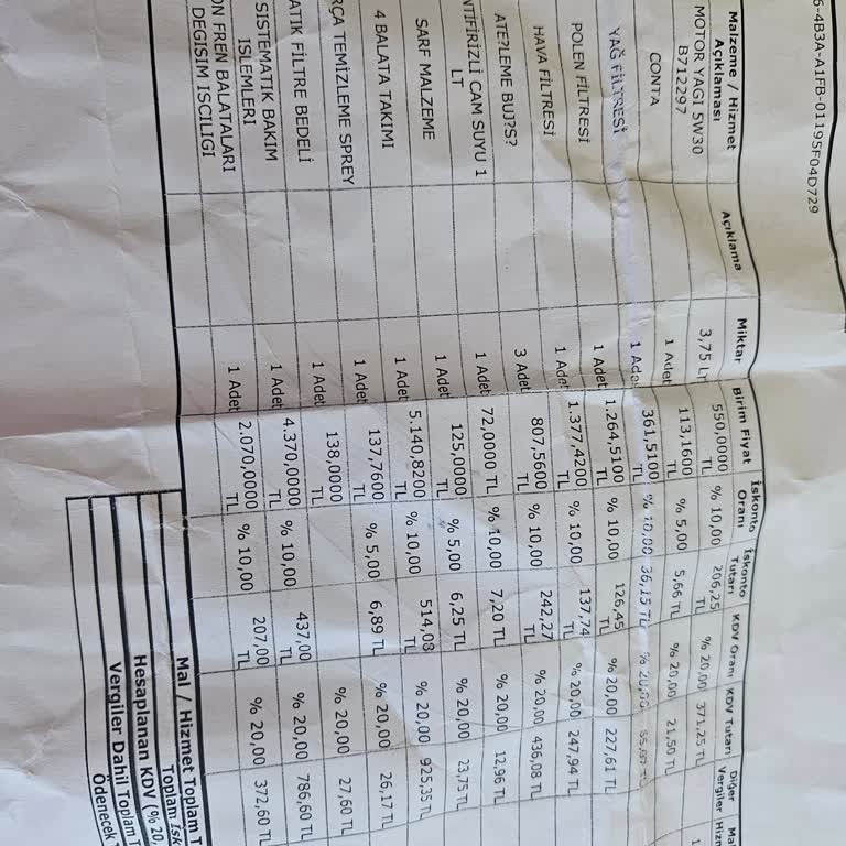 Yetkili Serviste Aşırı Yüksek Bakım Ücretleri Ve Müşteri Memnuniyetsizliği