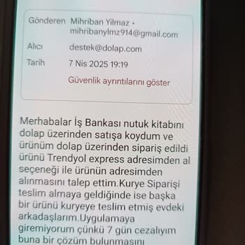 Yanlış Teslimat Ve İletişim Sorunlarıyla Dolap'ta Mağduriyet