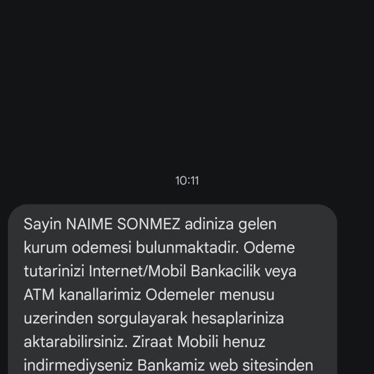 Yanlış Mesaj Alımı Hakkında Yardım Talebi