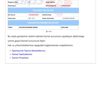 Kayıp Kargo Krizi: Teslim Edilmeden Teslim Edildi!