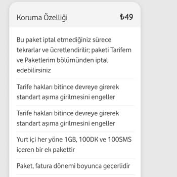 Vodafone'dan Habersiz Ek Paket Ve Şebeke Sorunları