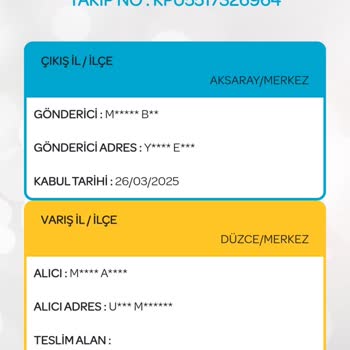 PTT Kargo Adres Sorunu Ve İletişimsizlik