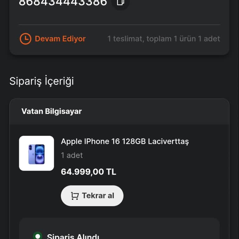 İphone 16 Siparişim Kargoya Verilmiyor Müşteri Hizmetleri Sessiz