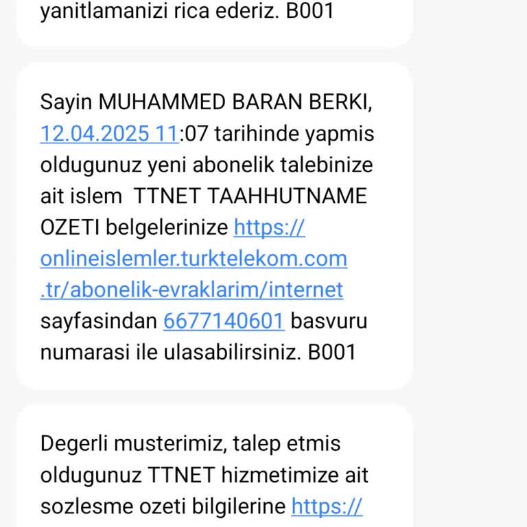 Yanıltıcı Numara İle Tekrarlanan Başvuru Sorunu