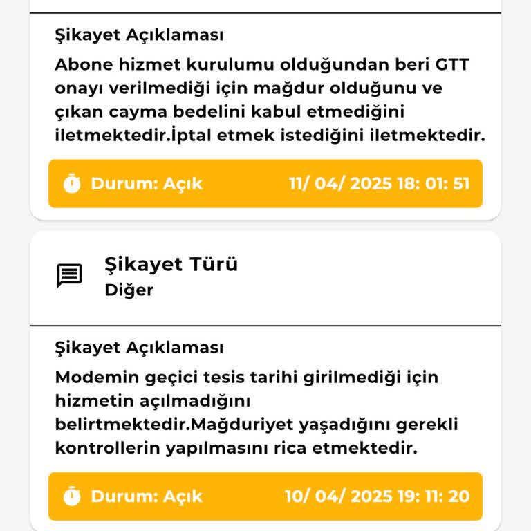 Kurulum Ve İptal Sürecinde Yaşanan Mağduriyet