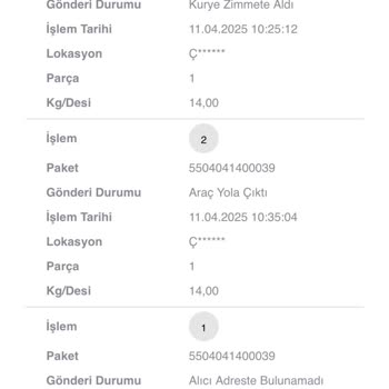 Kargo Şirketinin Duyarsızlığı Ve Teslimat Sorunu