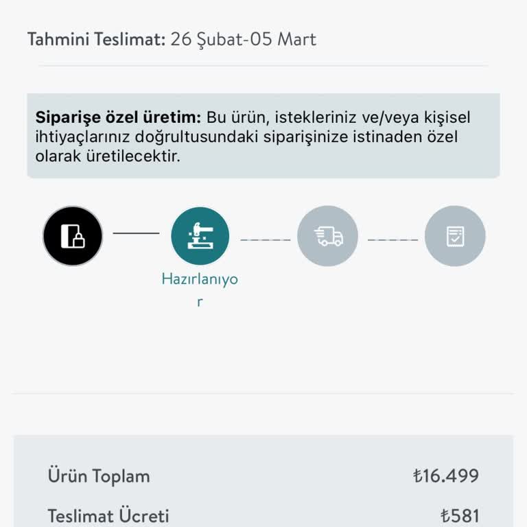 Siparişim Sürekli Erteleniyor