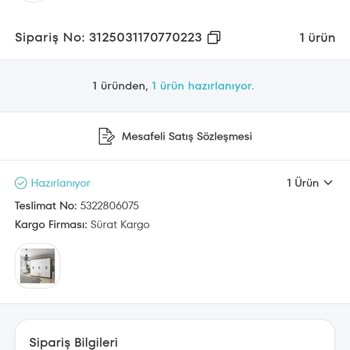 Kargoya Verilmeyen Dolap Ve Yetersiz Müşteri Hizmeti