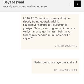 Geciken Sipariş Ve Yanıtsız Müşteri Hizmetleri