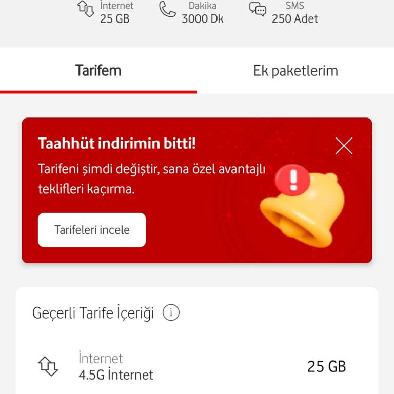 Tarife Fiyatındaki Ani Artış Ve Müşteri Hizmetleri Sorunu