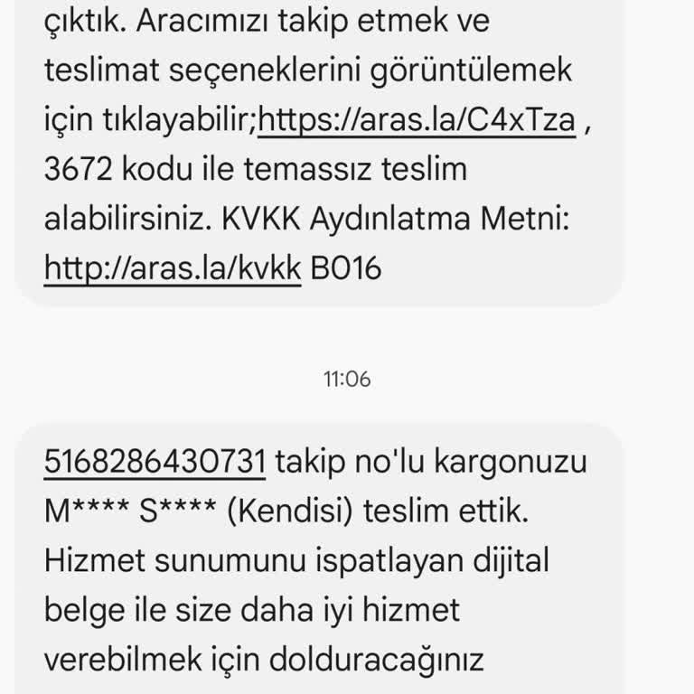 Teslim Edilmeyen Kargo: Aras Kargo'nun Yanıltıcı Bildirimi