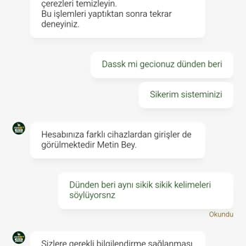Hesabımdan İzinsiz Para Çekilmesi Ve Yetersiz Destek