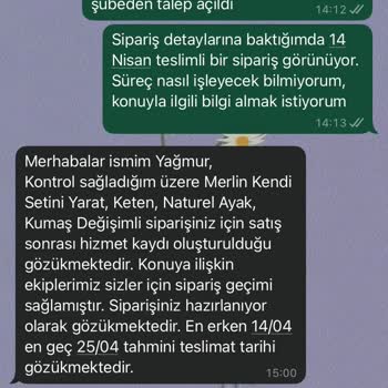 Yanlış Renk Teslimatı Ve Sözlerin Tutulmaması