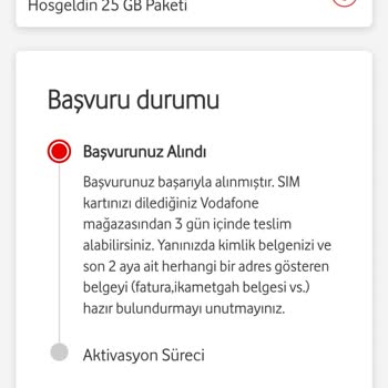 Vodafone Uygulamasında Tarife Ve Paket Uyumsuzluğu