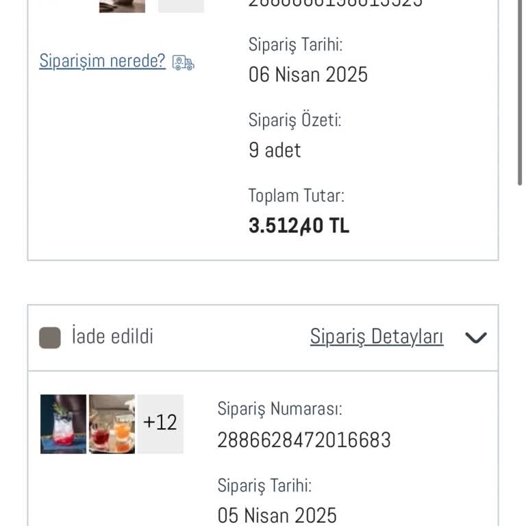 Sipariş İadesi Hakkında Bilgilendirme Eksikliği
