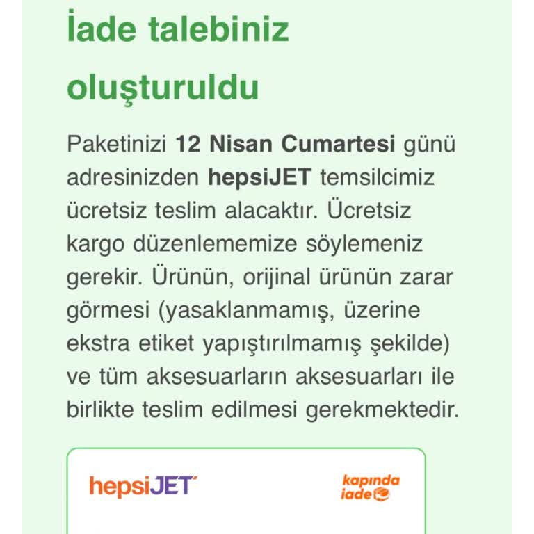 Hepsijet Randevu Sistemi Mağduriyeti