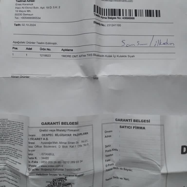 Garanti Kapsamındaki Kulaklık İçin Çözümsüzlük Ve İletişim Sorunları