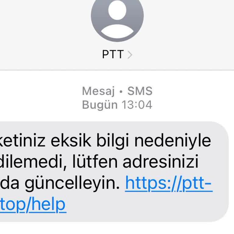 PTT Mesajı İle Kişisel Bilgilerimin İzinsiz Kullanımı