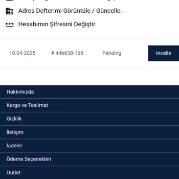 Sipariş Detayları Olmayan Ayakkabılar Ve İletişimsizlik