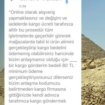 Kargo Ücreti Ve İade Sürecinde Yaşanan Sorunlar