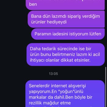 Tedarik Sürecinde Sıkışan Müşteri: Ürün Yok, İade Yok!