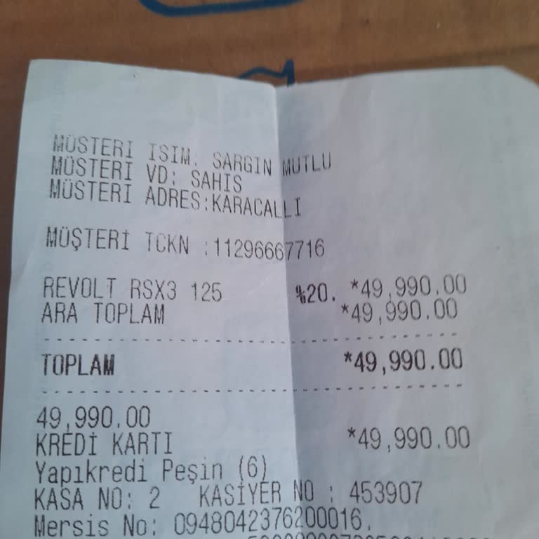 Moped Evraklarının Teslim Edilmemesi