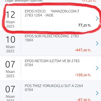 Eksik İade Ve Ulaşılamayan Müşteri Hizmeti