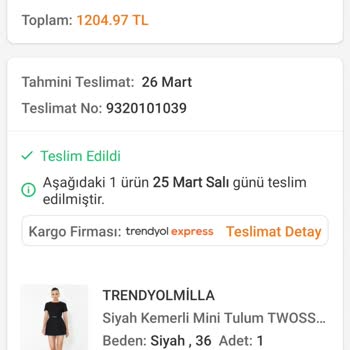 Trendyol İade Sürecinde Yardımcı Olmuyor