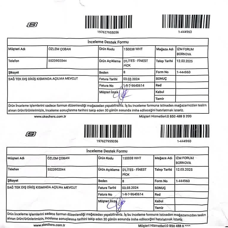 Skechers Mağazasında Hayal Kırıklığı: Ayakkabı Kalitesi Ve Müşteri Hizmetleri Sorunu