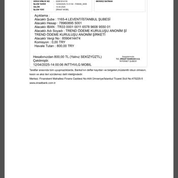 Mobil Bankacılıkta Sipariş Kodu Sorunu