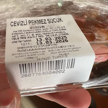 Cevizli Sucukta Saç Skandalı Ve Barkod Sorunu