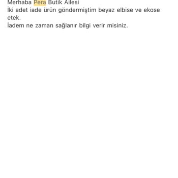 Pera Store'da İade Sürecinde Yaşanan Zorluklar Ve Ek Ücret Sürprizi